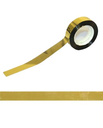 Клейкая лента пластик "Золото" намотка 25 метров ширина 1,2 см арт. СМЛ-5084-1-СМЛ2494138
