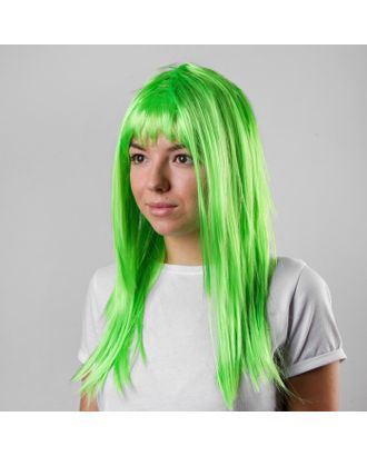 Карнавальный парик «Красотка», цвет зелёный арт. СМЛ-49559-1-СМЛ0002500200