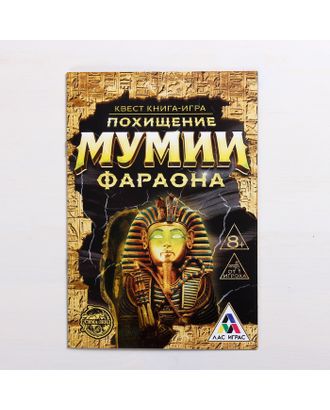 Квест книга игра «Похищение мумии Фараона» арт. СМЛ-47742-1-СМЛ0002578109
