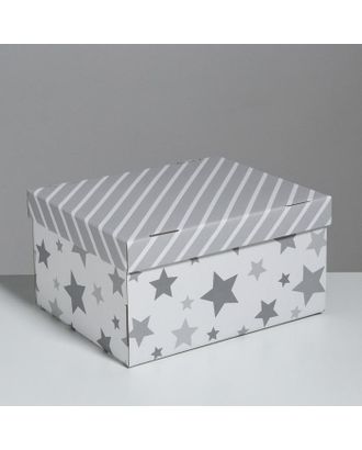Складная коробка «Звёздные радости», 31,2 х 25,6 х 16,1 см арт. СМЛ-50815-1-СМЛ0002640211
