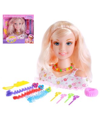 Кукла-манекен для создания причёсок "Красавица" с аксессуарами арт. СМЛ-51087-1-СМЛ0002683130
