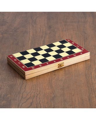 Настольная игра 3 в 1 "Карнал": нарды, шахматы, шашки, фишки - дерево, фигуры - пластик арт. СМЛ-45160-1-СМЛ0000273156