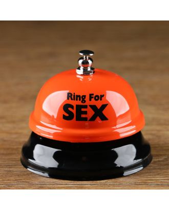 Звонок настольный "Ring for a sex", 7.5х7.5х6.5 см, микс арт. СМЛ-53388-1-СМЛ0002757070