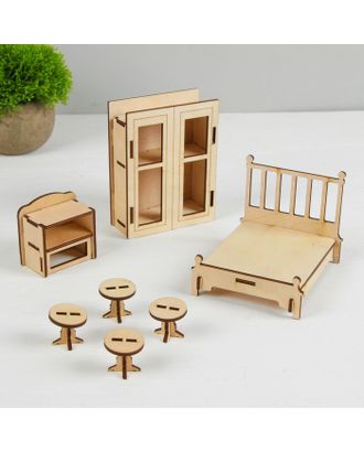 Конструктор «Спальня» набор мебели арт. СМЛ-50025-1-СМЛ0002786924