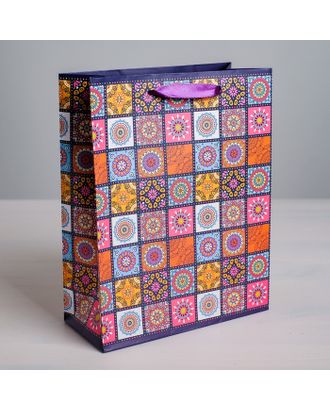 Пакет ламинированный вертикальный «Мозаика», 18 × 23 × 8 см арт. СМЛ-96434-4-СМЛ0002816309