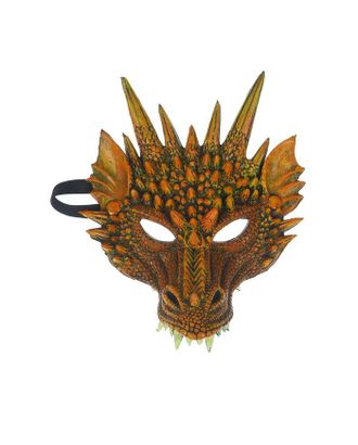 Карнавальная маска «Дракон», цвет золотой арт. СМЛ-97178-1-СМЛ0002922591