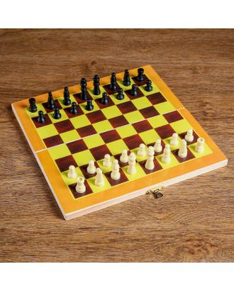 Шахматы "Тульпа", (фигуры дерево, доска дерево 24х24 см) арт. СМЛ-45966-1-СМЛ0000294860