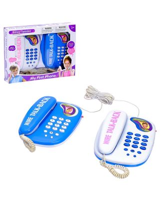 Телефон «Давай поговорим», в наборе 2 телефона, МИКС арт. СМЛ-112815-1-СМЛ0002965008