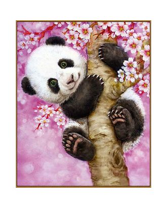 Алмазная мозаика "Весёлая панда", 21 цвет арт. СМЛ-6803-1-СМЛ2967570
