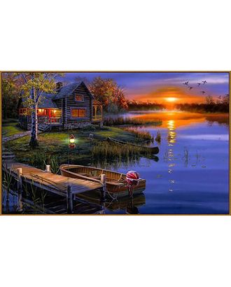 Алмазная мозаика "Дом возле озера", 39 цветов арт. СМЛ-26034-1-СМЛ2967941