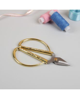Ножницы для обрезки ниток, 12 см, цвет золотистый арт. СМЛ-7031-1-СМЛ2991207