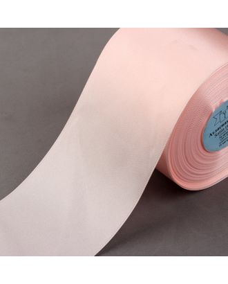 Лента атласная, 75 мм × 33 ± 2 м, цвет жемчужно-розовый №151 арт. СМЛ-52102-1-СМЛ0003006555