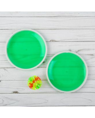 Игра «Липучка», набор: 2 тарелки, мяч, цвета МИКС арт. СМЛ-100474-1-СМЛ0000310686