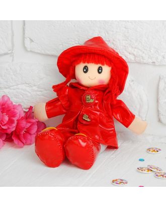 Мягкая игрушка «Кукла с кудрявыми волосами», в платьишке и шляпке, цвета МИКС арт. СМЛ-46889-1-СМЛ0000311467