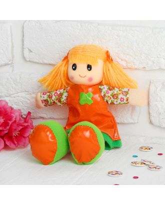 Мягкая игрушка «Кукла», на платьишке цветочек, цвета МИКС арт. СМЛ-46892-1-СМЛ0000311472