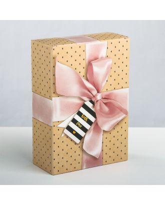 Складная коробка With love, 16 × 23 × 7.5 см арт. СМЛ-53243-1-СМЛ0003122692