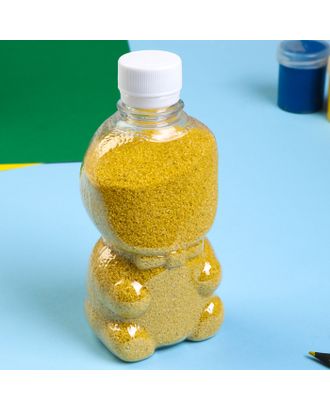 Купить Песок цветной в бутылках "Желтый" 500 гр МИКС арт. СМЛ-7998-1-СМЛ3222991 оптом в Череповце