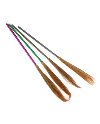 Метла «Баба-Яга», цветная ручка, 100 см арт. СМЛ-48553-1-СМЛ0000322320