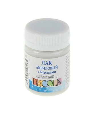 Лак акриловый для декорирования Decola, Glitter, 50 мл арт. СМЛ-40880-1-СМЛ0003245914