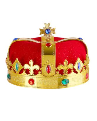 Корона «Король», цвет красный арт. СМЛ-100715-1-СМЛ0000326210