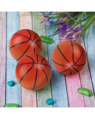 Мяч «Баскетбол», мягкий, 6,3 см арт. СМЛ-49333-1-СМЛ0000331500