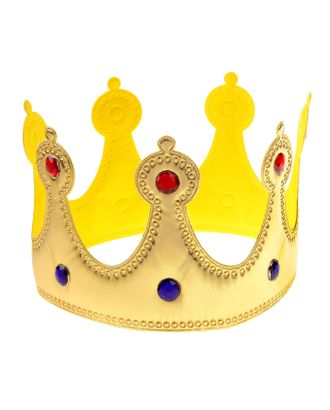 Корона «Королева», со стразами, цвет золотой арт. СМЛ-49393-1-СМЛ0000332189