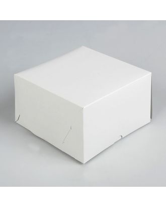 Упаковка для капкейков на 4 шт, без окна, голубая, 16 х 16 х 10 см арт. СМЛ-98770-2-СМЛ0003382836