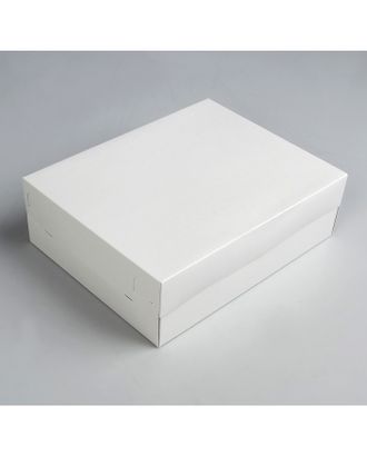 Упаковка на 12 капкейков, белая, 32,5 х 25,5 х 10 см арт. СМЛ-98598-1-СМЛ0003382839