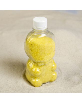 Купить Песок цветной в бутылках "Лимон" 500 гр арт. СМЛ-10386-1-СМЛ3445626 оптом в Череповце