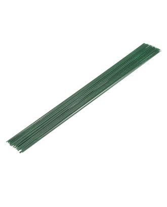 Проволока для изготовления искусственных цветов "Зелёная" 40 см сечение 1,2 мм арт. СМЛ-26299-1-СМЛ3517016