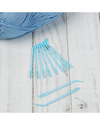 Набор игл для вязания, 7см, 10шт, цв.голубой арт. СМЛ-11397-1-СМЛ3530003