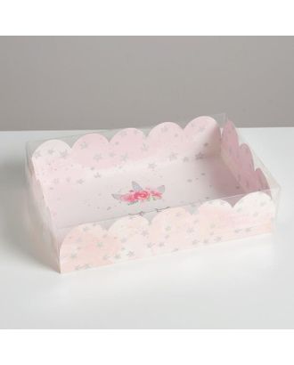 Коробка подарочная с PVC-крышкой «Чудесных мгновений», 35 × 35 × 6 см арт. СМЛ-97141-2-СМЛ0003573559
