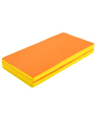 Мат 100 х 100 х 6 см, 1 сложение, oxford, цвет жёлтый/оранжевый арт. СМЛ-96720-1-СМЛ0003594543