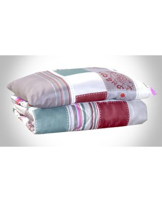 Комплект Дачный: одеяло 1,5сп, синтепон 100 гр/м + подушка 50х70 см, пэ 100% арт. СМЛ-33264-1-СМЛ3712544