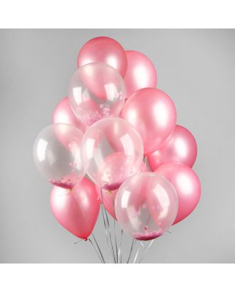 Букет из шаров "Мечта романтика", розовый, латекс, набор 18 шт. арт. СМЛ-61720-1-СМЛ0003734601
