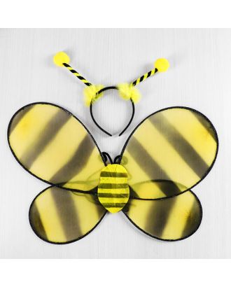 Карнавальный набор "Пчёлка" 2 предмета: ободок, крылья арт. СМЛ-64060-1-СМЛ0003740610