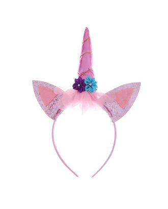 Карнавальный ободок «Единорог», цвет розовый арт. СМЛ-109834-1-СМЛ0003791924