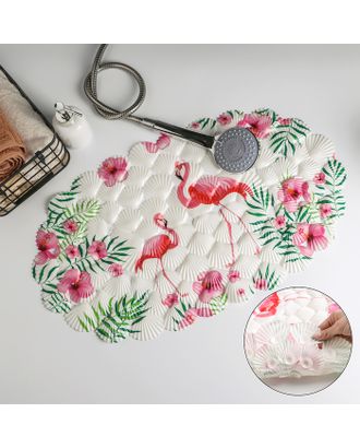 Коврик для ванны Доляна «Фламинго», 38×68 см арт. СМЛ-174697-1-СМЛ0003904366