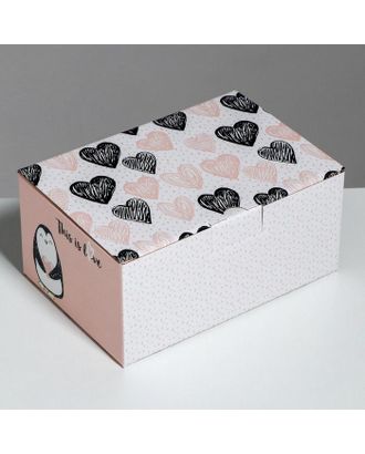 Коробка‒пенал «Любимке», 15 × 15 × 7 см арт. СМЛ-97923-2-СМЛ0003907219