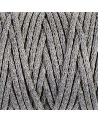 Шнур для вязания "Пухлый" 100% хлопок ширина 5мм 100м (т.синий) арт. СМЛ-23570-3-СМЛ3917012