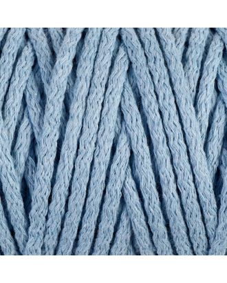Шнур для вязания "Пухлый" 100% хлопок ширина 5мм 100м (т.синий) арт. СМЛ-23570-10-СМЛ3917015