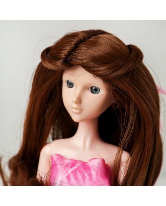 Волосы для кукол "Волнистые с хвостиком" размер маленький, цвет 12В арт. СМЛ-16164-1-СМЛ3934318