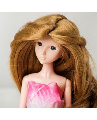 Волосы для кукол "Волнистые с хвостиком" размер маленький, цвет 24 арт. СМЛ-16171-1-СМЛ3934325