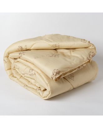 Одеяло Эконом Верблюжья шерсть 140х205 см, полиэфирное волокно, 200г/м2, пэ 100% арт. СМЛ-32813-1-СМЛ4124958