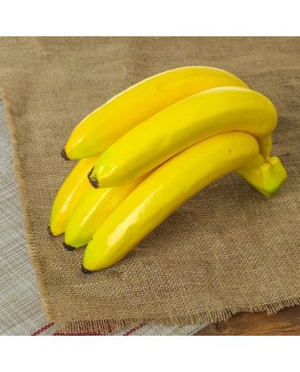Муляж банан 5 шт 17 см арт. СМЛ-204133-1-СМЛ0000415407