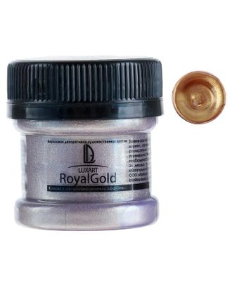 Краска акриловая, LUXART. Royal gold, 25 мл, с высоким содержанием металлизированного пигмента, золото жемчужное арт. СМЛ-229858-1-СМЛ0004166618