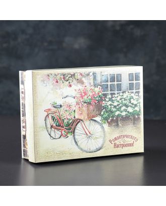 Подарочная коробка сборная "Романтического настроения", 21 х 15 х 5,5 см арт. СМЛ-65184-1-СМЛ0004170984