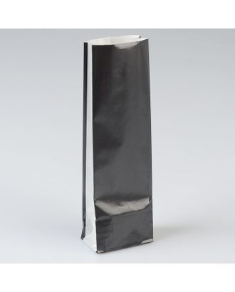 Пакет бумажный фасовочный, матовый, графит-серебро, 5,5 х 3 х 17 см арт. СМЛ-66430-1-СМЛ0004251111