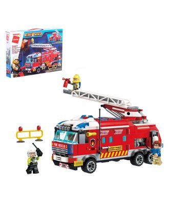 Конструктор «Пожарная машина», 3 минифигуры, 366 деталей арт. СМЛ-68835-1-СМЛ0004266295