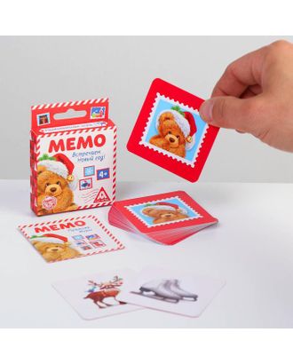 Развивающая игра «Мемо. Встречаем Новый Год!», 28 карточек арт. СМЛ-106610-1-СМЛ0004274399